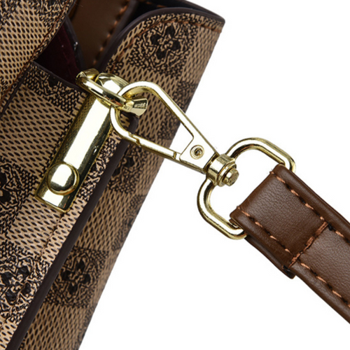 Shoulder straps coated canvas Purse