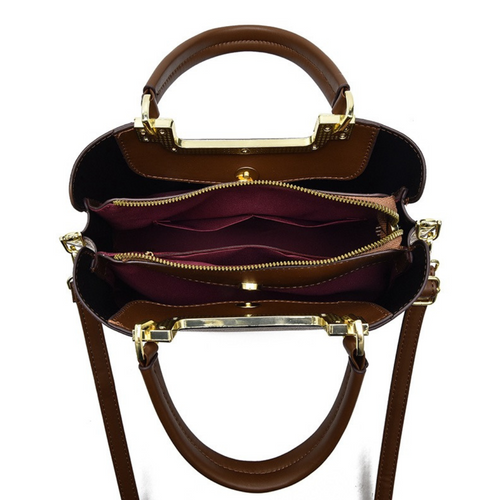 Shoulder straps coated canvas Purse