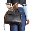 ANNANSS Crocodile Cowhide Leather Tote Bag