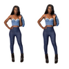 ANNANSS high waisted Denim Jeans