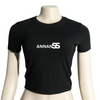 ANNANSS Black Crop Top