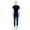 ANNANSS High Waist Buttons Stretch Skinny Jeans